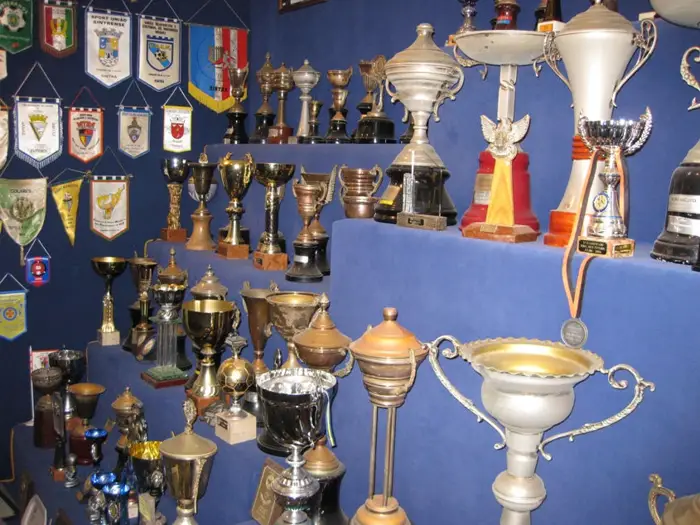Sala de troféus do clube